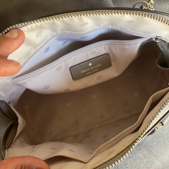 Used Kate Spade Grey Small Crossbody - Picture 3 of 6